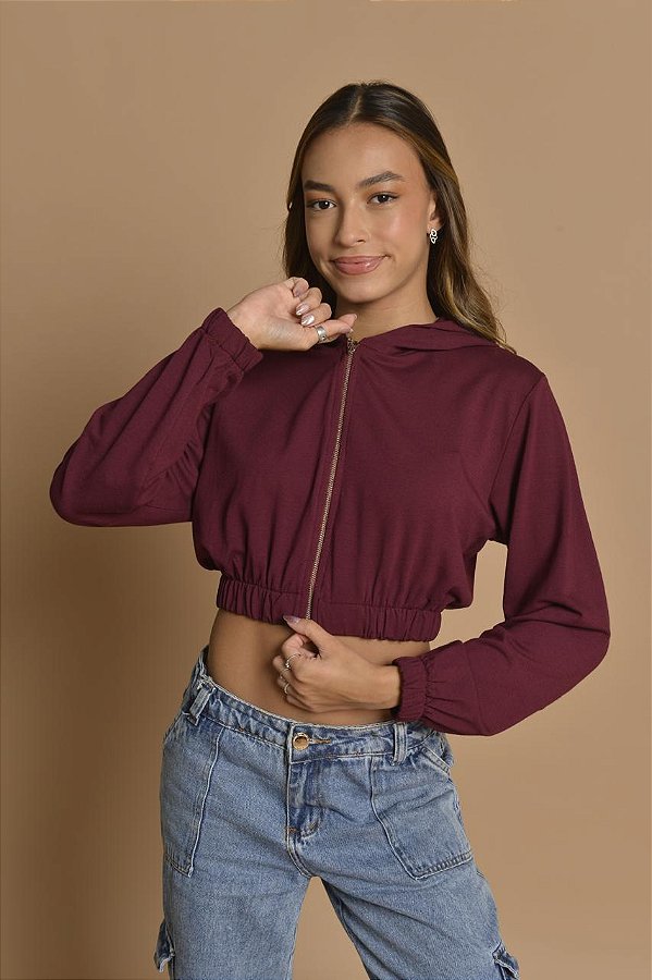 Jaqueta Moletinho Marsala