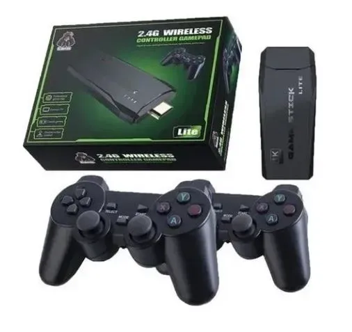 Game Stick 4k 10mil Jogos Retro 2 Controles