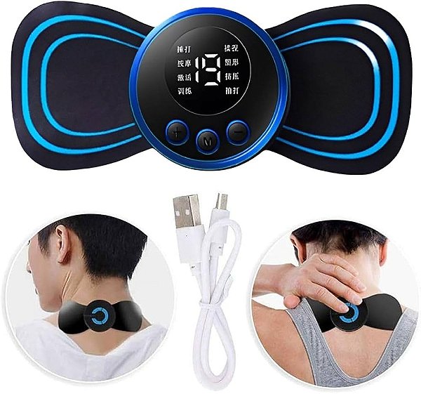 Mini Massageador Portátil Recarregável