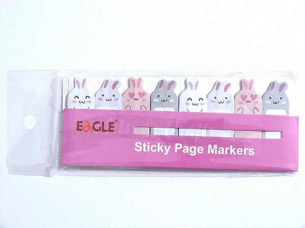 Sticky Page Markers (Marcador de Páginas)  EAGLE Coelhinho – TYSN7383
