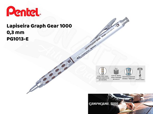Lapiseira PENTEL GraphGear 0,3mm - PG1013