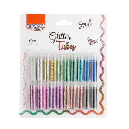 Glitter Tubes 2g - c/ 20 Cores
