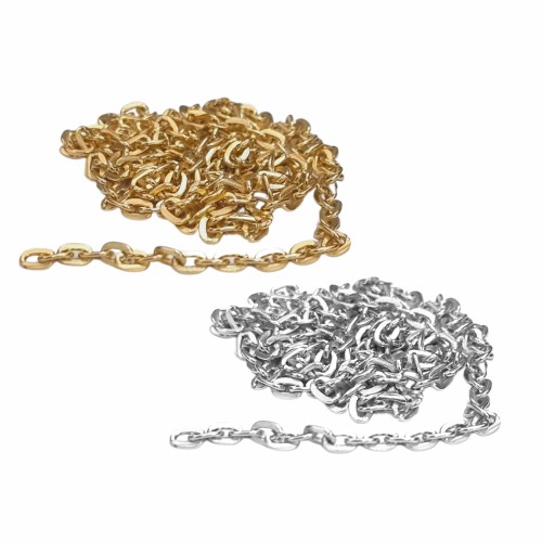 Pct c/ 1 metro Corrente Tipo Cadeado 4,6x3,1mm