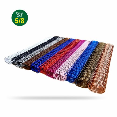 Kit c/ 04 Wire-o 5/8" - Passo 2:1