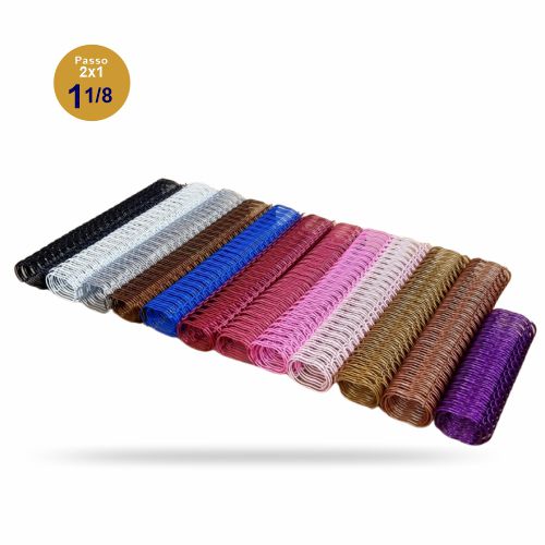 Kit c/ 04 Wire-o 1 1/8" - Passo 2:1