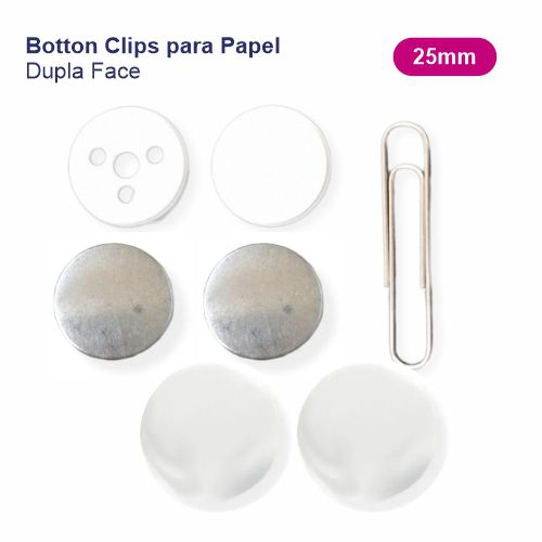 Botton Clips para Papel - 25mm