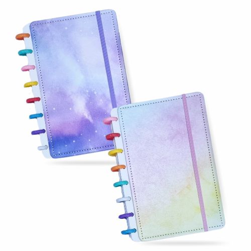 Caderno de Disco c/ 80 fls - Tipo Inteligente - Capa Galáxia