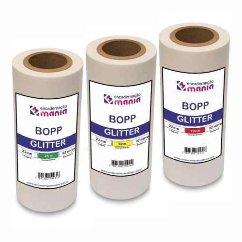 BOPP Glitter - Largura 22cm