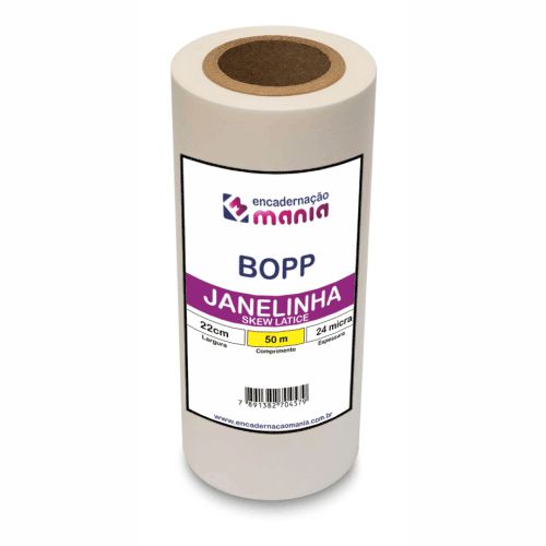 BOPP Janelinha (Skew Latice) - Largura 22cm