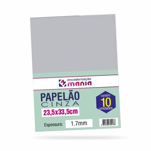 10 Papelão para Pasta Ofício 23,5x33,5cm - 1,7mm