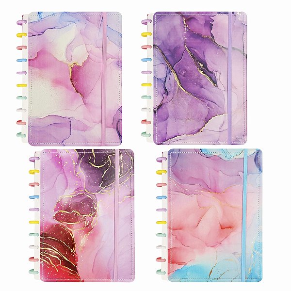 Caderno de Discos C/ Divisórias 20x26cm - Marmorizado