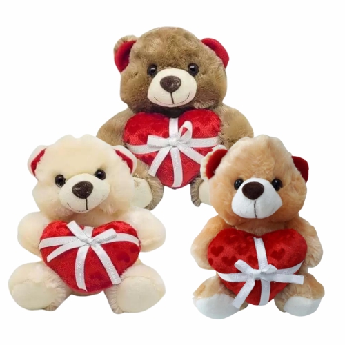 Urso de Pelúcia 20cm em Poliéster Fizzy