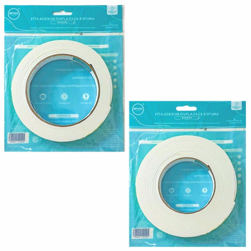 Fita Banana Espumada 18mm - Dupla Face - REPETECO