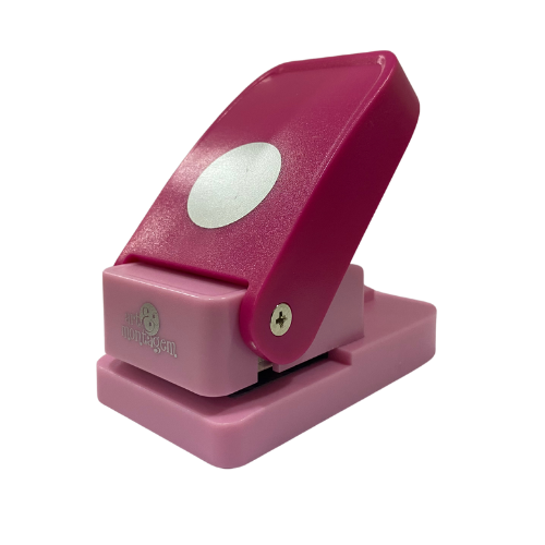 Super Furador Com Alavanca Rosa 1" (25mm) Jumbo Art & Montagem - FJR001