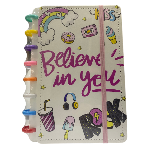 Caderno Inteligente - Believe in You 14x20,5cm