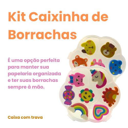 Kit c/ 07 Borrachas