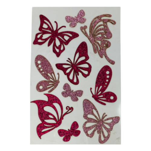 Adesivo Glitter Borboleta - Art & Montagem
