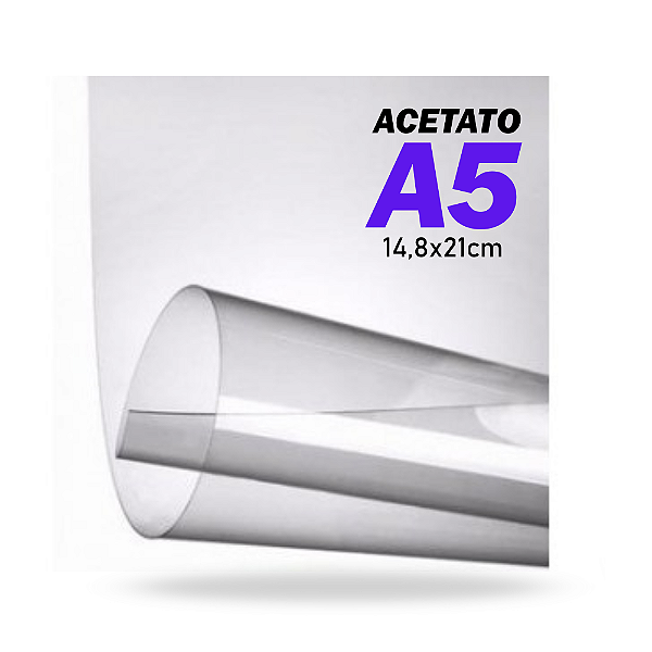 Acetato PVC Transparente A5 (14,8x21cm)