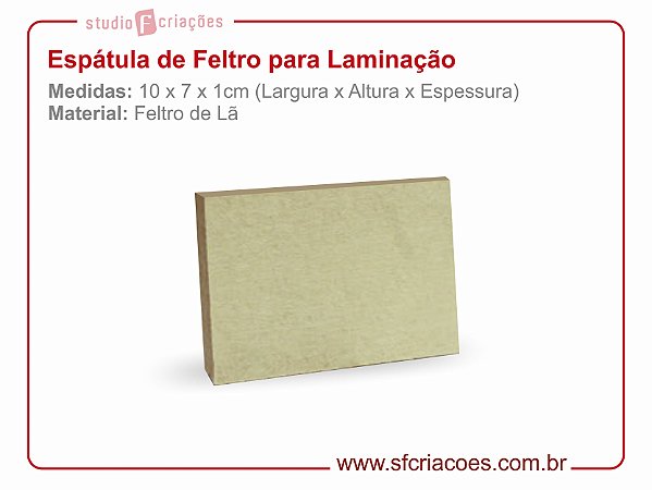 Espatula de Feltro 10mm