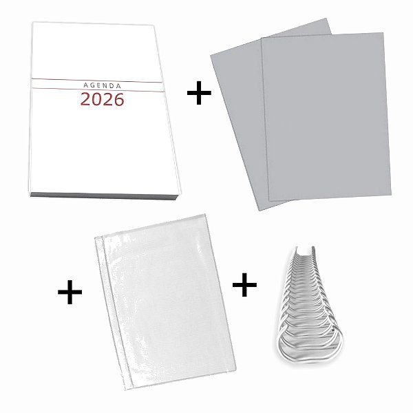 Kit Agenda 2026 - SEM MAPA - Modelo EA
