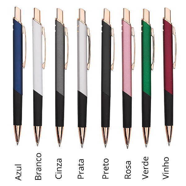 Caneta Fosca Metal Luxo - Modelo 08160A