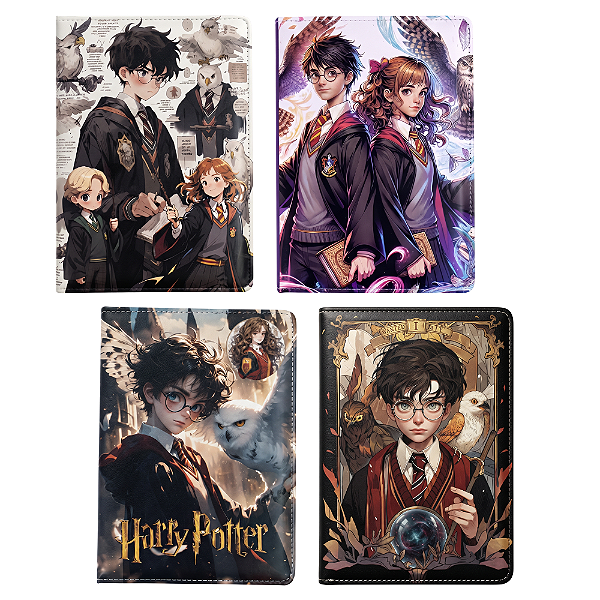 Caderno Brochura A5 CP Dura Espumada Potter c/ 80 Folhas