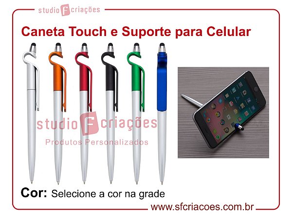 05 Caneta Touch e Suporte para Celular