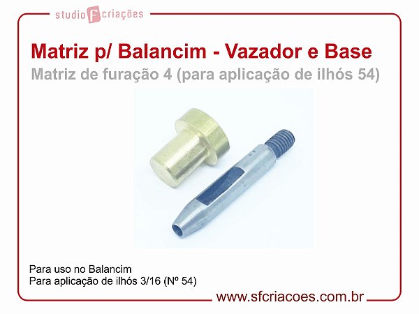 Matriz para Balancim - Vazador 4 e Base