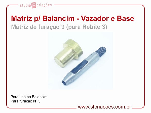 Matriz para Balancim - Vazador 3 e Base