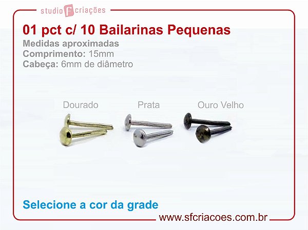 01 pct c/ 10 bailarina pequena