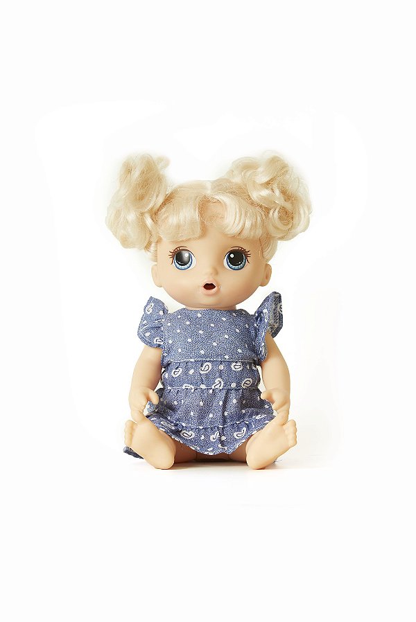 Vestido de Boneca Baby Alive Listrado - Jujulie