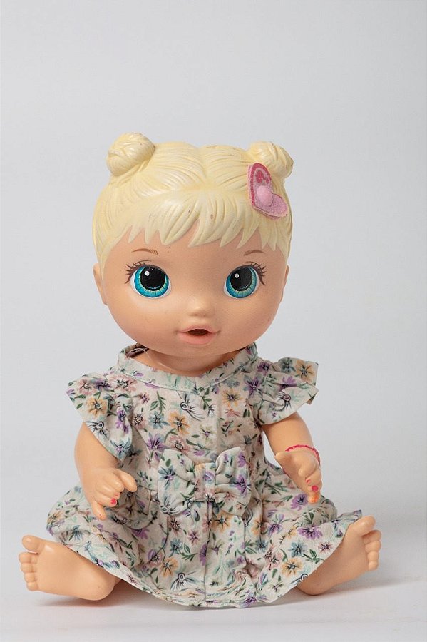 Roupa de Boneca Baby Alive Floral Claro - Jujulie | Moda Infantil Feminina