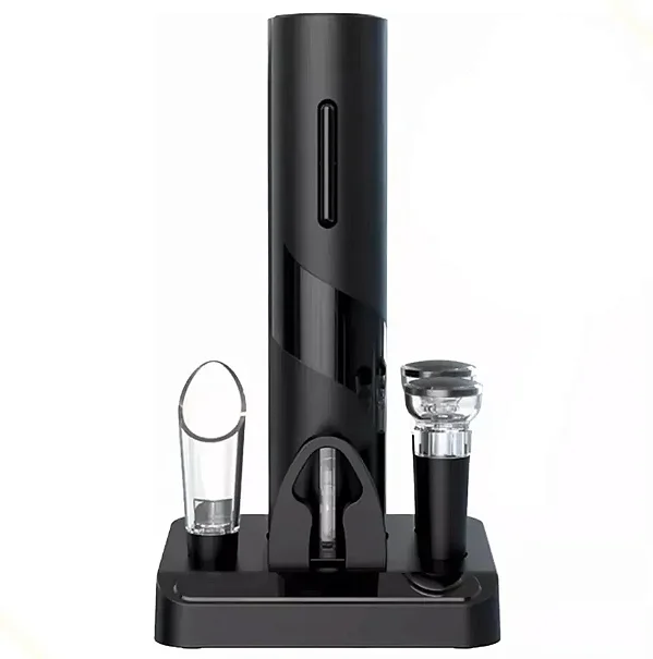 Kit Abridor de Vinho Elétrico 6 Peças