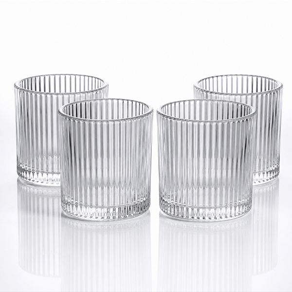 Jogo de Copos para Whisky 340ml Vidro Transparente Drinks