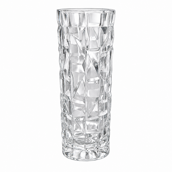 Vaso Floreiro em Cristal Transparente Decorativo 19,5 cm