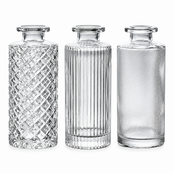 Jogo de 3 Mini Vasos em Cristal 145 ml