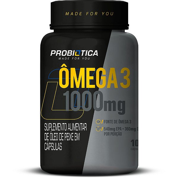 Ômega 3 - 100 Cápsulas - Probiótica