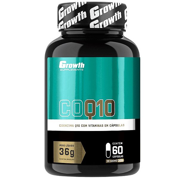 Coenzima Q10 650mg - 60 Cápsulas - Growth Supplements