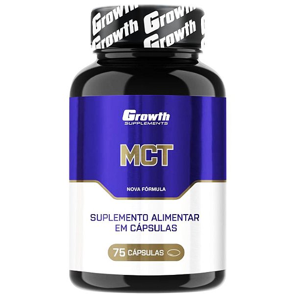 MCT - 75 Cápsulas - Growth Supplements