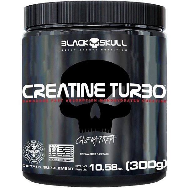 Creatina Turbo - 300g - Black Skull