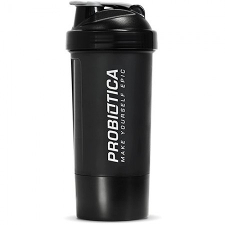 Coqueteleira 2 Doses - Preta - 500ml - Probiótica