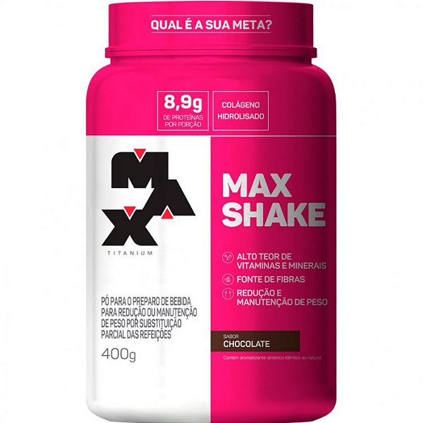 Max Shake (Substituto de Refeições) 400g - Max Titanium