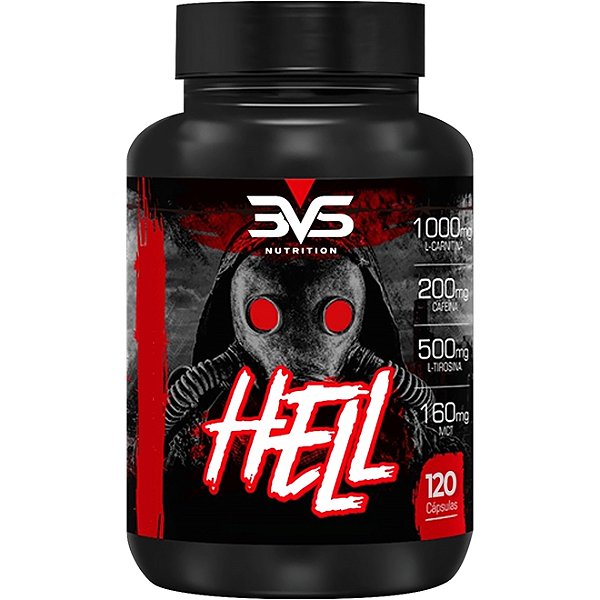 Hell Termogênico - 120 Cápsulas - 3VS Nutrition