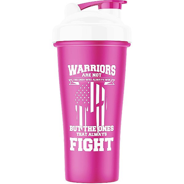 Coqueteleira Rosa Gladiadora  - 600ml - Profit Labs