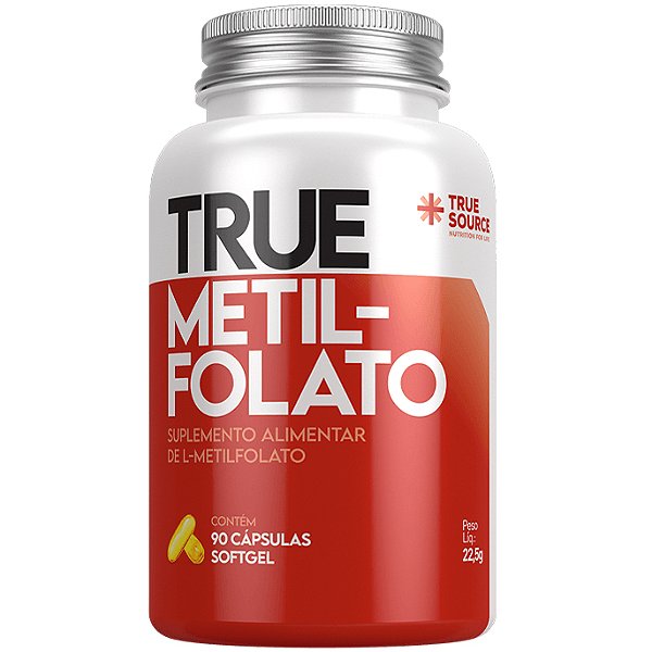 True Metilfolato - 90 Cápsulas - True Source
