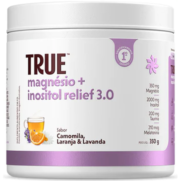 Magnésio + Inositol Relief (2350mg) - 350g - True Source (Auxilia no Metabolismo Energético)