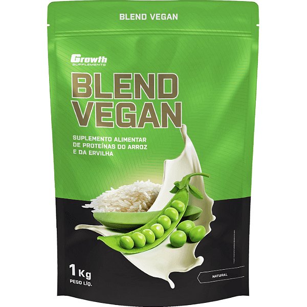 Blend Vegan Protein Zero Lactose - 1kg - Growth Supplements