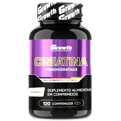 Creatina Creapure® - 120 Comprimidos - Growth Supplements