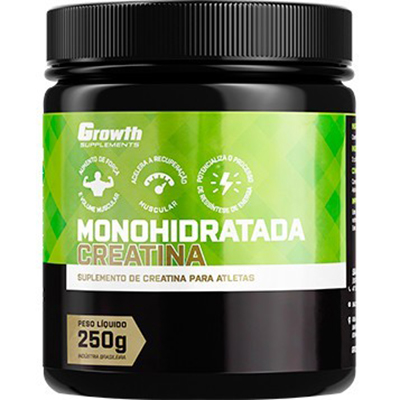 Creatina Monohidratada - 250g - Growth Supplements