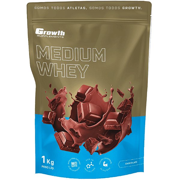Medium Whey Protein - 1kg - Growth Supplements